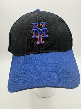 New York Mets Team MLB Adjustable Baseball Cap Hat Black Blue